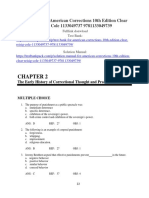 American Corrections 10th Edition Clear Reisig Cole Test Bank