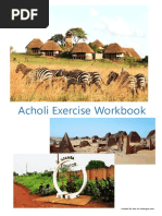 Acholi Excercise Work Book