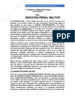 La Jurisdiccion Penal Militar