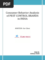 Dokumen - Tips - Consumer Behavior Analysis of Pest Control Brands in India