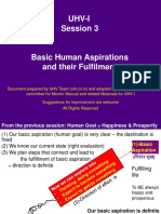 Ind 3 Basic Human Aspirations - Their Fulfilment v1