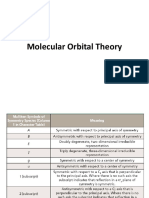 Molecular Orbital Theory