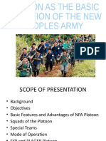 Guerilla PLTN As The Basic Formation of NPA