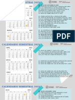 Calendario Semestral