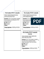 P551316 Filtro Donaldson Combustible