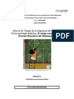 YJMULAITR114 - El Juego Como Parte Del Proceso Educativo Del Adolescente