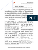 Implementation of FPGA Based 3-Phase Inverter FED BLDC Motor