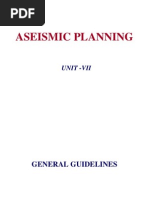 Asesimic Planning Unit 8