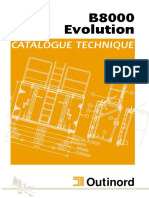 Catalogue Technique: B8000 Evolution