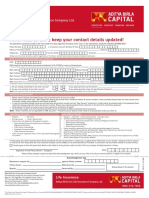 825 - Profile Updation Form