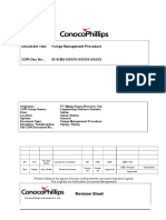 Flange Management Procedure