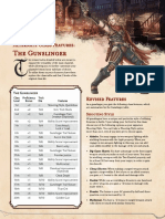 D&D 5E - Gunslinger Class