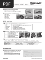 HW5e Beg Video Worksheet Unit 14