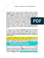 La Pedagogia Entre La Disciplina y La Dispersion