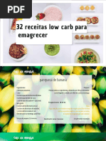 32 Receitas Low Carb para Emagrecer