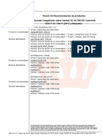 Recomendación de Productos Hyundai Cargadores Sobre Ruedas HL HL780-9A Cummins QSX11.9 - Tier 4 (2012 y Después)