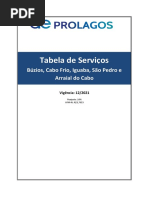 Prolagos Tabelas de Servicos Dez 2021