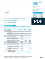 Barclays Bank Statement 2