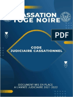 Code Judiciaire Cassationnel Version Finale