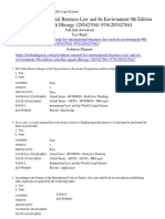 International Business Law and Its Environment 9th Edition Schaffer Agusti Dhooge Test Bank