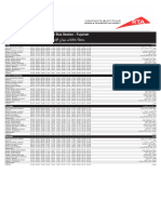 E700 Timetable