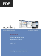 Accenture CAS Direct Store Delivery Webinar Transcript