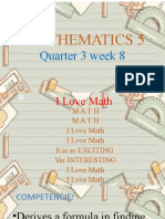 Mathematics 5 Week 8