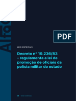 Decreto Nº 19.236/83 - Regulamenta A Lei de Promoção de Oficiais Da Polícia Militar Do Estado