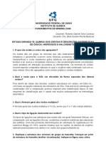 Estudo Dirigido 15 de Mineralogia