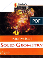 Analytical Solid Geometry (Analytical Geometry of Three Dimensions) (A.r. Vasishtha, D.C. Agarwal)