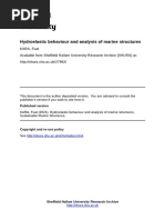 Hydroelastic Behaviour and Analysis of Marine Structure