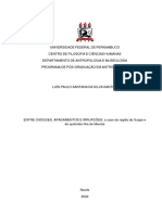 Entre Choques Apamentos e Irrupcoes - Mestrado - Luís Paulo Santana Da Silva Santos