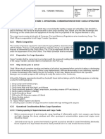 4.3 Cargo Transfer Procedure and Operational Considerations Before Cargo Operations Ok