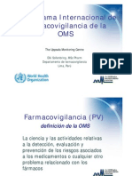 Programa de Farmacovigilancia OMS