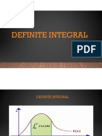 Definite Integral and Finding The Areas Under The Curve