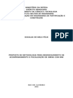 Proposta de Metodologia para Desenvolvimento de Acompanhamento e Fiscalização de Obras Com Bim