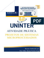 Roteiro de Atividade Prática D Eprojeto de Sistemas Microprocessados