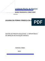 Juliana Da Penha Fonseca Da Silva Gestão Do Projeto Educativo - A Importância Do Brincar Na Educação Infantil