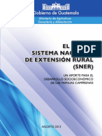 El Nuevo Sistema Nacional de Extensión Rural SNER en Guatemala