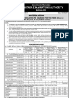 PGCET Schedule