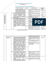 EDUC - Fis - Logros de Aprendizaje I Semestre