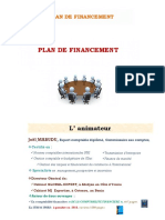 Le Plan de Financement