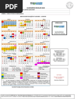 Calendário Escolar 2023 - Subsequente - Homologado