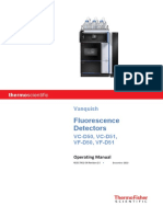 Vanquish Fluorescence Detectors (VC-D50, VC-D51, VF-D50, VF-D51,) - Operating Manual