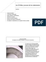 Identificación de Las 10 Fallas Rodamientos