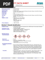 SDS Botella de Calibracion NO2