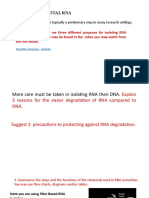 Isolation of RNA