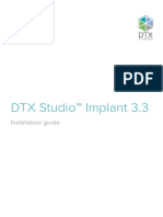 Guia de Instalação DTX Studio Implant 3.3