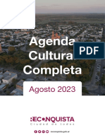 Agenda Cultural de Agosto