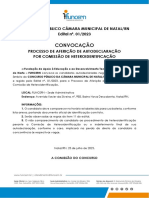 1 CONVOCACAO PROCESSO DE HETEROIDENTIFICACAO - Camara Natal - LISTAGEM